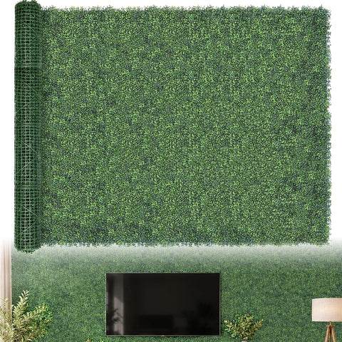 ODTORY Artificial Ivy Privacy Screen Fence Panel, Gradient Green 96X120 in