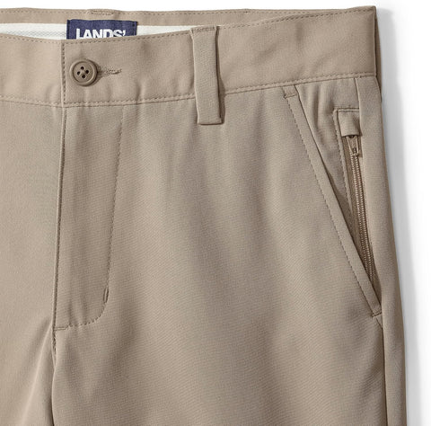 Lands' End School Uniform Boys Active Chino Shorts