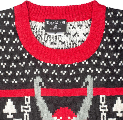 Ripple Junction Krampus Knit Ugly Christmas Sweater