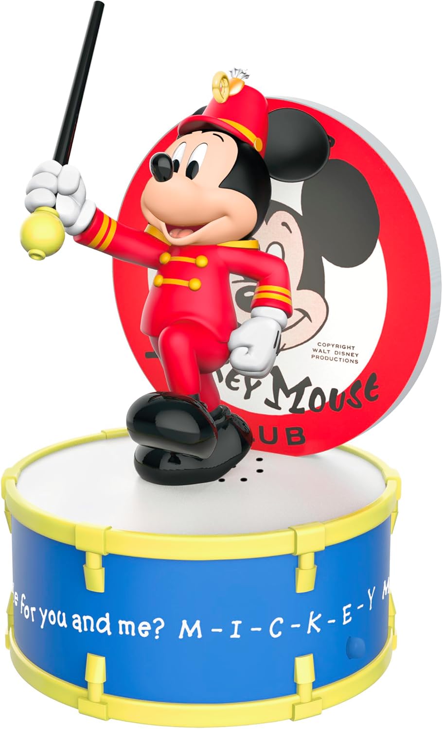 Hallmark Keepsake Disney Christmas Ornament, The Mickey Mouse Club 70 Years of Music and Fun Musical with Light, Gifts for Disney Fans