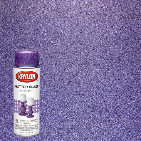 Krylon Glitter Blast, Grape Glitz, 5.75 oz