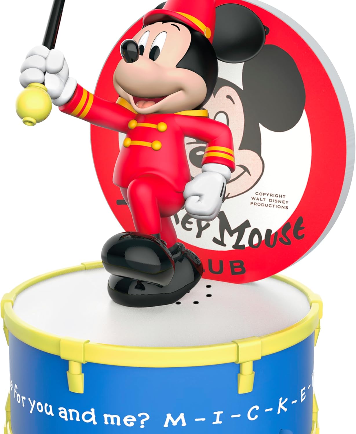 Hallmark Keepsake Disney Christmas Ornament, The Mickey Mouse Club 70 Years of Music and Fun Musical with Light, Gifts for Disney Fans