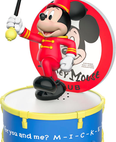 Hallmark Keepsake Disney Christmas Ornament, The Mickey Mouse Club 70 Years of Music and Fun Musical with Light, Gifts for Disney Fans