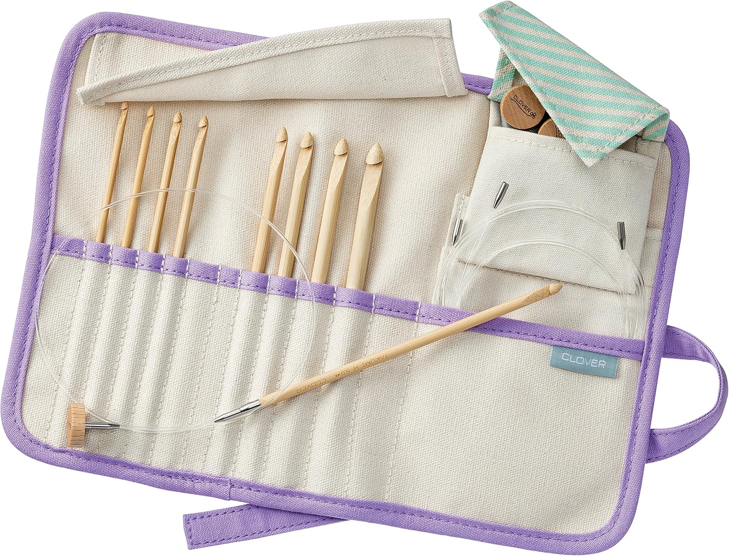 Clover Interchangeable Tunisian Crochet Hook "Takumi" Combo Set