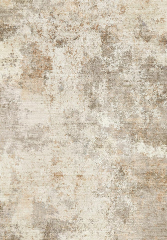 2x10 Washable Hallway Runner Rug – Non-Slip Stain-Resistant Low-Pile Long Carpet Runner for Kitchen Entryway Living Room Bedroom Bathroom, Modern Abstract Neutral (Ivory Clay Taupe, 2x10)