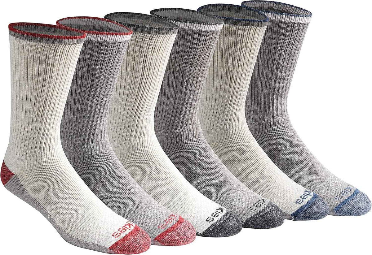 Dickies Men's Dri-tech Original Moisture Control Crew Socks, Available in M-xxl (6, 12, 18 Pairs)