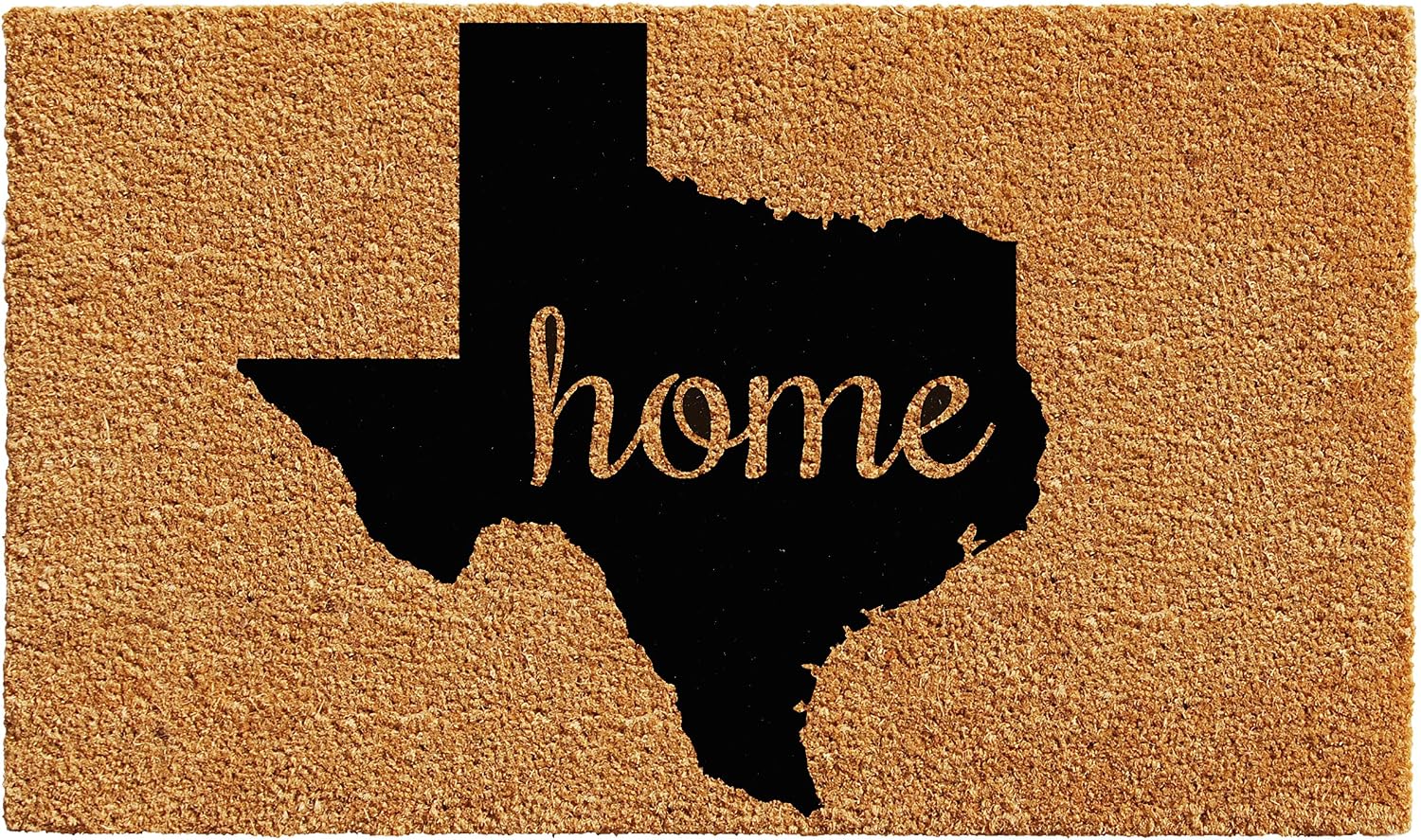 Calloway Mills 102442436 Texas Doormat, 24" x 36", Natural/Black
