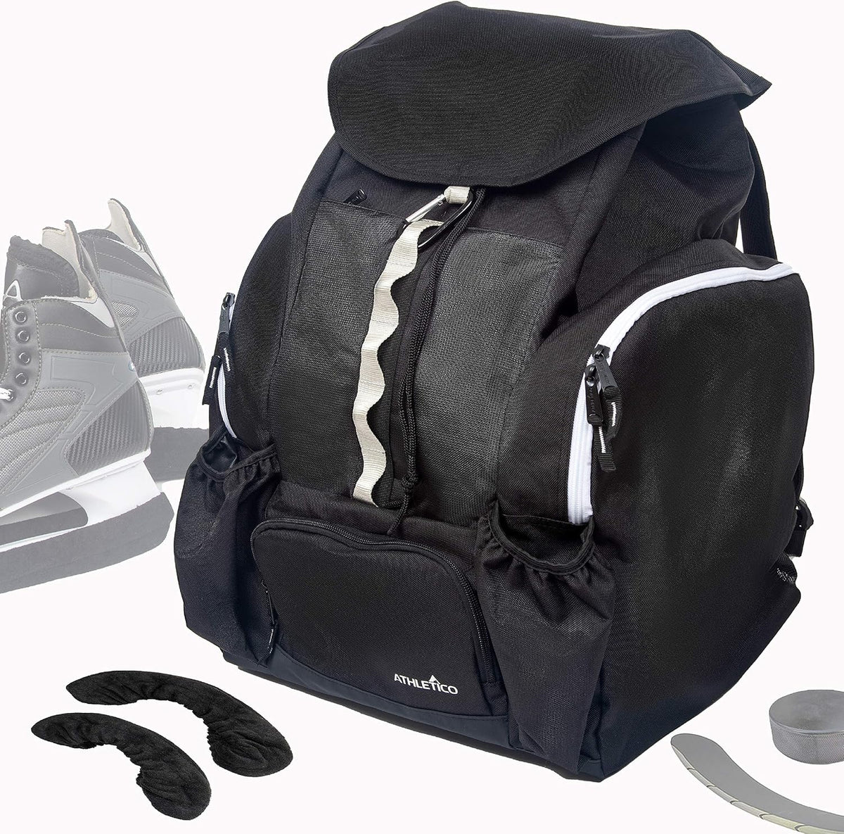 Athletico Hockey Backpack - Large Backpack To Carry Hockey Equipment Including Skates