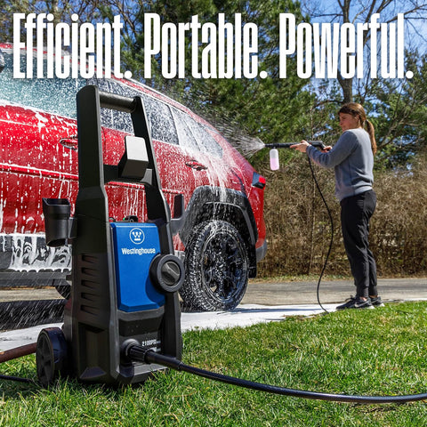 Westinghouse ePX3050 Electric Pressure Washer, 2100 Max PSI 1.76 Max GPM with Foam Cannon and Turbo Nozzle, for Cars/Fences/Driveways/Home/Patios