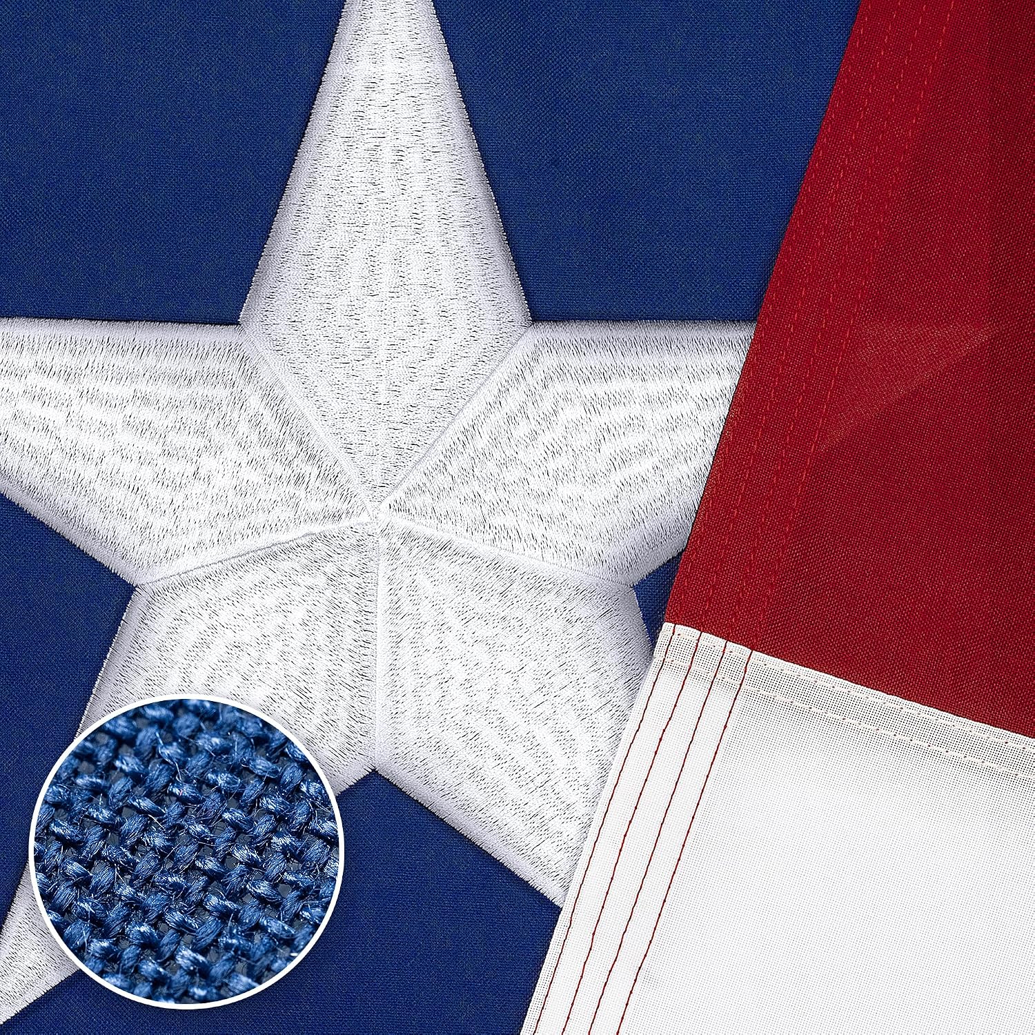 Texas Flag 3x5 Ft TearProof Series for Outside, Longest Lasting TX Flag