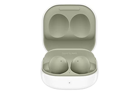 SAMSUNG Galaxy Buds 2 True Wireless Earbuds Noise Cancelling Ambient Sound Bluetooth Lightweight Comfort Fit Touch Control US Version, Olive Green