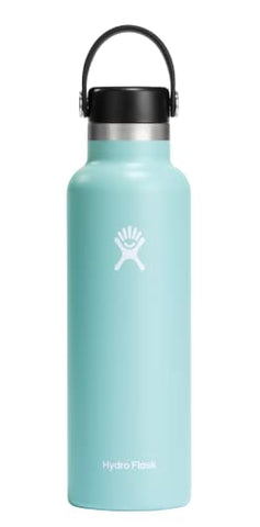 Hydro Flask 21 oz Standard Mouth with Flex Cap Stainless Steel Reusable Water Bottle Dew -Â Vacuum Insulated, Dishwasher Safe, BPA-Free, Non-Toxic