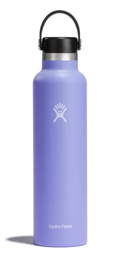 Hydro Flask 24 oz Standard Mouth with Flex Cap Stainless Steel Reusable Water Bottle Lupine -Â Vacuum Insulated, Dishwasher Safe, BPA-Free, Non-Toxic