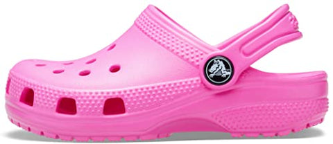 Crocs Unisex-Child Classic Clogs, Electric Pink, 5 Toddler