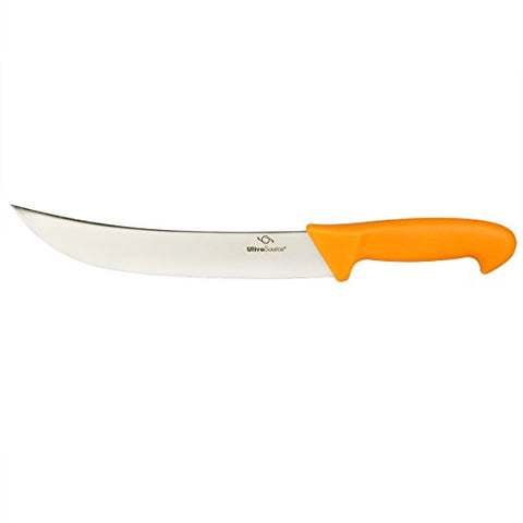 UltraSource - 449413 Butcher Knife, 10" Cimeter Blade