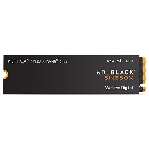 WD_BLACK 4TB SN850X NVMe Internal Gaming SSD Solid State Drive - Gen4 PCIe, M.2 2280, Up to 7,300 MB/s - WDS400T2X0E