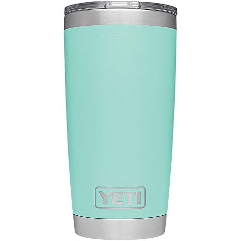 YETI Rambler 20 oz. Stainless Steel Vacuum Insulated Tumbler with Lid, Seafoam