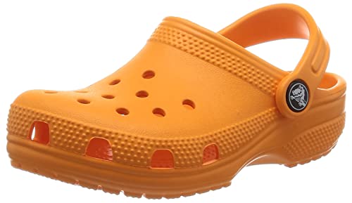 Crocs Kids' Classic Clog , Orange Zing, 11 Little Kid