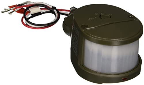 EATON Lighting MS180 180 Degree Replacement Motion Security Floodlight Sensor, Bronze