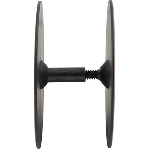Hole Filler Plate, 2-5/8" Diameter, 1-Inch and 2-Inch Connecting Screws, Vintage Bronze by Stone Harbor Hardware