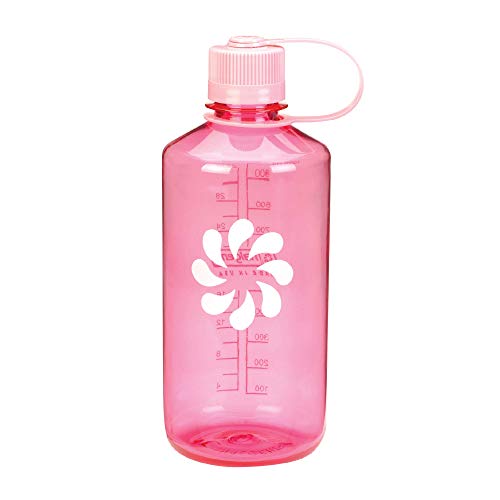 Nalgene Tritan 1-Quart Narrow Mouth BPA-Free Water Bottle, Pink