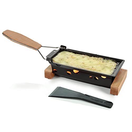 Boska Raclette Grilling Set - Partyclette To Go Set - Suitable for Cheese, Meat, Fish, and Vegetables - Portable Non-Stick - Dishwasher Safe Wedding Registry Items