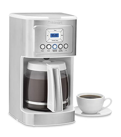 Cuisinart DCC-3200WP1 Perfectemp Coffee Maker, 14-Cup Glass, White