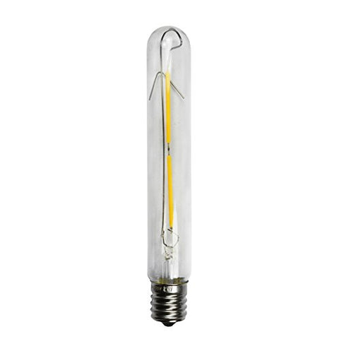Norman Lamps LED-FT6.5INT-2W Led, 6.5INT-2W Warm-White, 2700K, Voltage: 120V, WATTAGE: 2W, Type: LED T6.5 Filament Bulb, Color Temp (Kelvin): 2700K, lm: 280