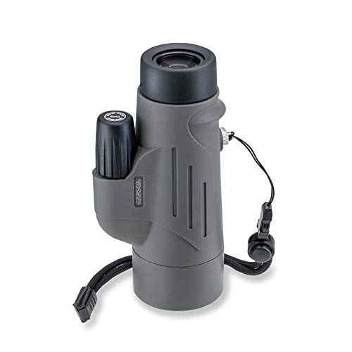 Carson MonoPix Smartphone Digiscoping Adapter Bundle with 8x42mm Waterproof Monocular for Hunting, Bird Watching, Sight Seeing, Sporting Events, Wildlife Viewing, Target Shooting & More (MP-842IS)