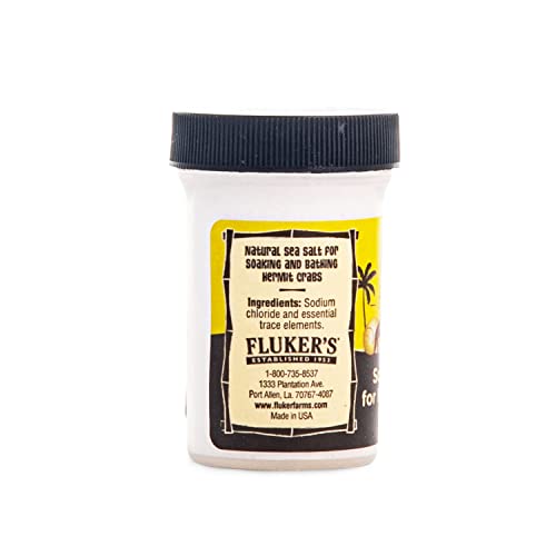 Fluker's Soaking Salt for Hermit Crabs, 2.4oz