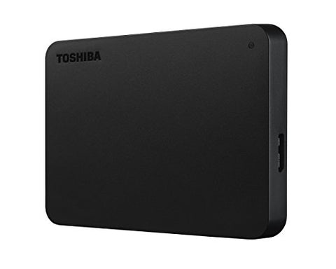 Toshiba Canvio Basics 1TB Portable External Hard Drive USB 3.0, Black - HDTB410XK3AA