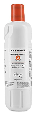 everydrop by Whirlpool Ice and Water Refrigerator Filter 2, EDR2RXD1, Single-Pack