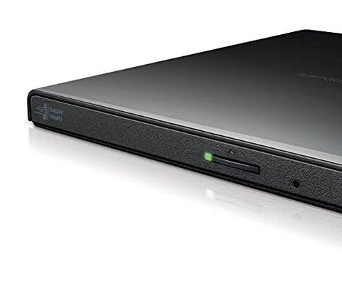 LG Electronics 8X USB 2.0 Super Multi Ultra Slim Portable DVD Writer Drive +/-RW External Drive with M-DISC Support (Black) GP65NB60