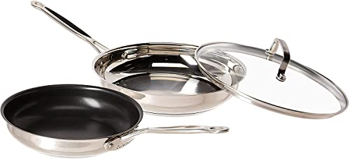Cuisinart 14-Piece Cookware Set, Chef's Classic Stainless Steel Collection, 77-14N