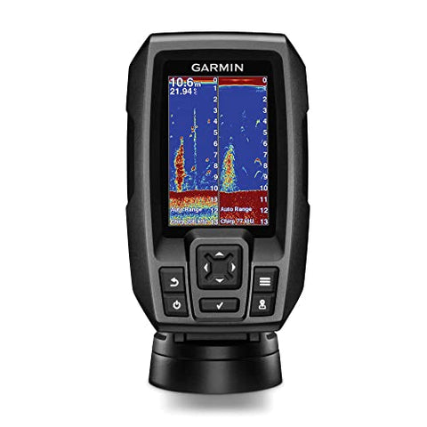 Garmin 010-01550-00 Striker 4 with Transducer, 3.5" GPS Fishfinder with Chirp Traditional Transducer