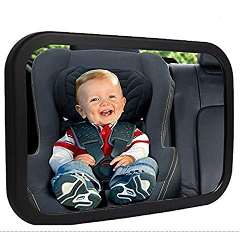 Shynerk Baby Car Mirror, Rear Facing Car Seat Mirror Safety for Infant Newborn, Baby Mirror for Car with Wide Rearview,Shatterproof & Easy Assembled Car Seat Mirror