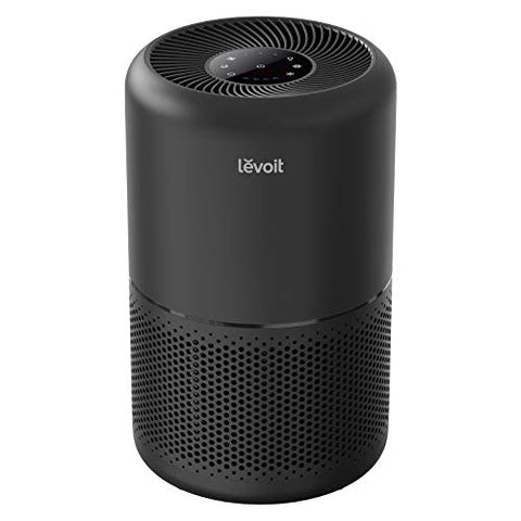 LEVOIT Air Purifier for Home Allergies Pets Hair in Bedroom, H13 True HEPA Filter, 24db Filtration System Cleaner Odor Eliminators, Ozone Free, Remove 99.97% Dust Smoke Mold Pollen, Core 300, Black