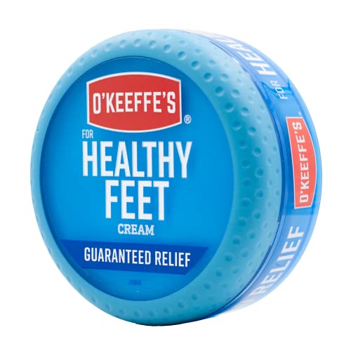 O'Keeffe's Healthy Feet Foot Cream for Extremely Dry, Cracked Feet, 3.2 Ounce Jar, (Pack of 1)
