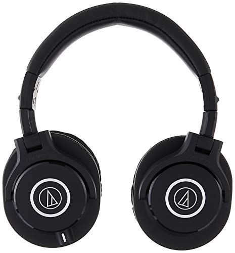 Audio-Technica ATH-M40x Professional Studio Monitor Headphone, Black, with Cutting Edge Engineering, 90 Degree Swiveling Earcups, Pro-grade Earpads/Headband, Detachable Cables Included