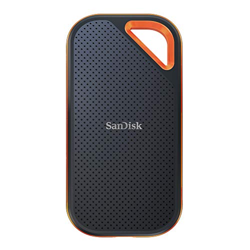 SanDisk 2TB Extreme PRO Portable SSD - Up to 2000MB/s - USB-C, USB 3.2 Gen 2x2 - External Solid State Drive - SDSSDE81-2T00-G25