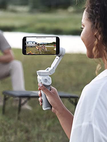 DJI OM 4 SE - 3-Axis Smartphone Gimbal Stabilizer with Tripod, Magnetic Design, Portable and Foldable, ActiveTrack 3.0, Story Mode, Vlogging Stabilizer, YouTube TikTok Video, for Android and iPhone