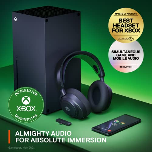 SteelSeries New Arctis Nova 7X Wireless Multi-Platform Gaming & Mobile Headset — Nova Acoustic System — Simultaneous Wireless 2.4GHz + Bluetooth — 38Hr Battery — USB-C — Xbox, PC, PS, Switch, Mobile