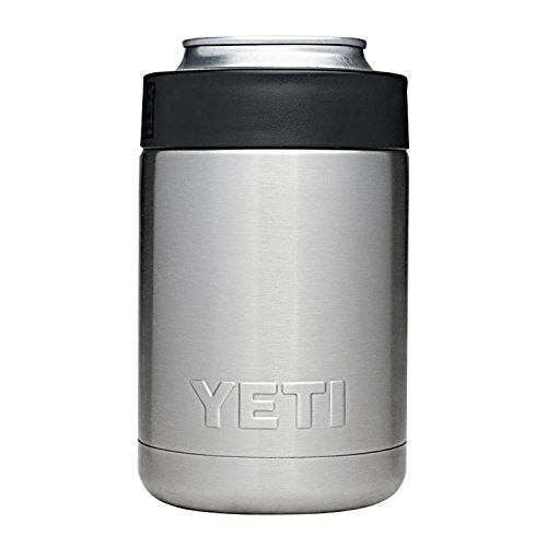 YETI Rambler Colster Can and Bottle Holder Silver One Size