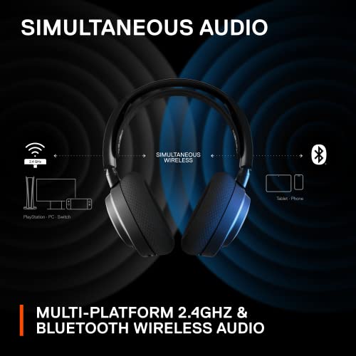 NEW SteelSeries Arctis Nova 7 Wireless Multi-Platform Gaming Headset – Simultaneous Wireless 2.4GHz & Bluetooth – Comfort Design - Fast Charging 38Hr Battery – PC, PS, Switch, Mobile