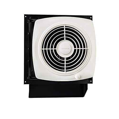 Broan-NuTone 509S Through-the-Wall Ventilation Fan, White Cover, On/Off Switch, 200 CFM, 8.5 Sones, 8"