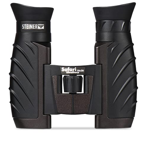 Steiner Safari UltraSharp Binoculars Compact Lightweight Performance Outdoor Optics, 10x26