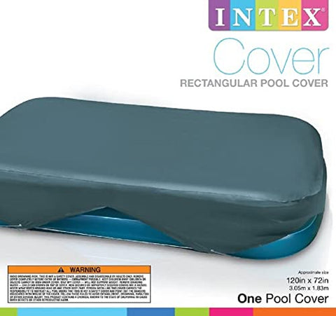 Intex B008VQWPDK Rectangular Pool Cover for Swim Centers 58412EP, 1 Pack, Multi