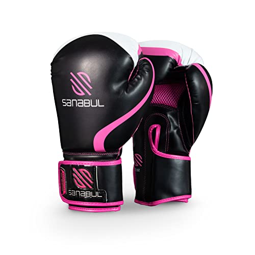 Essential Boxing Gloves Pink 12-oz