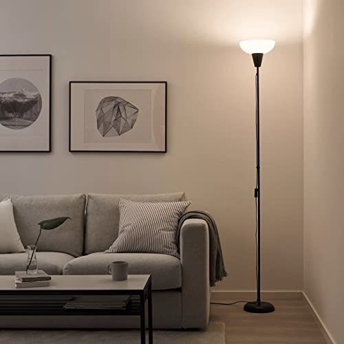 IKEA 101.398.79 NOT Floor Uplight Lamp, 69", Black