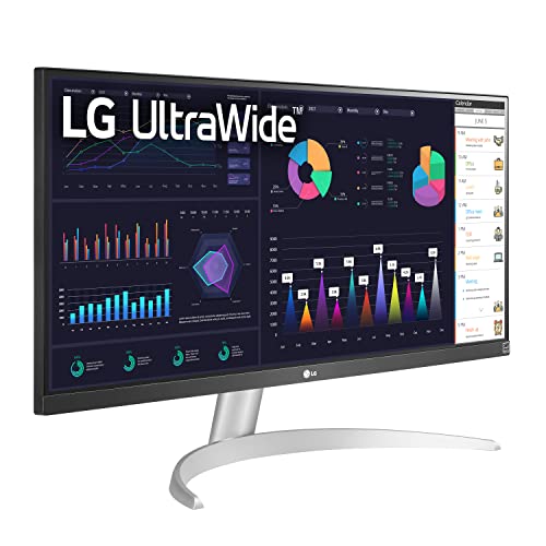 LG UltraWide FHD 29-Inch Computer Monitor 29WQ600-W, IPS with HDR 10 Compatibility, AMD FreeSync, and USB Type-C, White